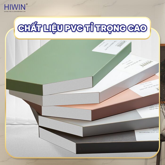 Chất liệu nhựa PVC chống nước, chống thấm hiệu quả
