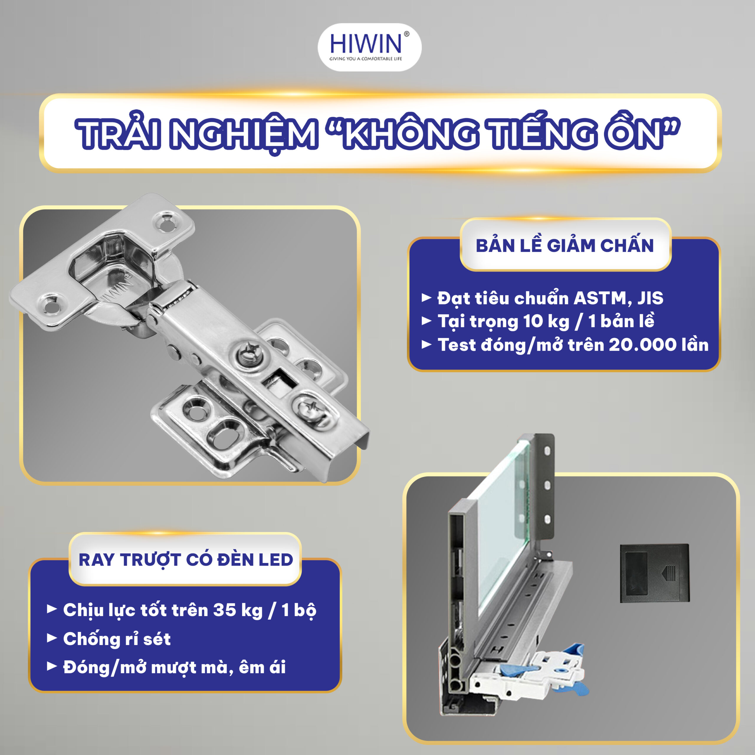 Phụ kiện bền bỉ, cứng cáp