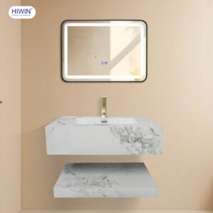 bàn đá lavabo 2 tầng Hiwin YC-012 