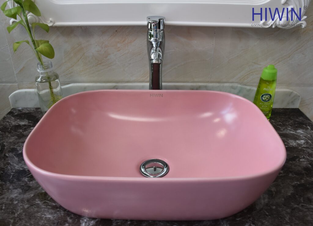 Lavabo hình chữ nhật HIWIN LP-A462 giúp không gian nhà bạn tươi tắn hơn