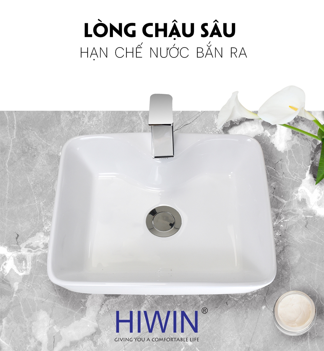 Bề mặt HIWIN LP-8072A sáng bóng, mịn màng