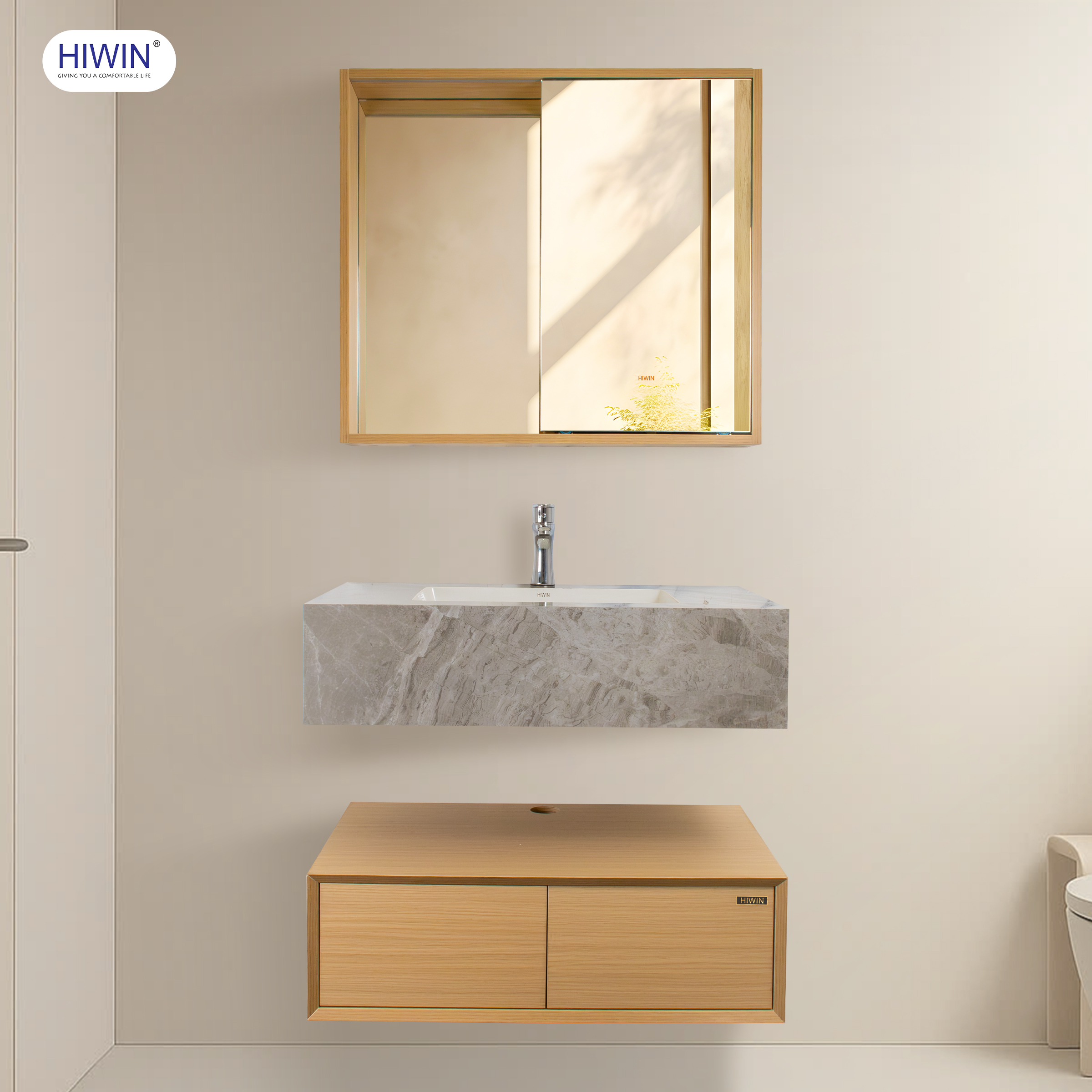 Tủ chậu làm từ gỗ công nghiệp Plywood