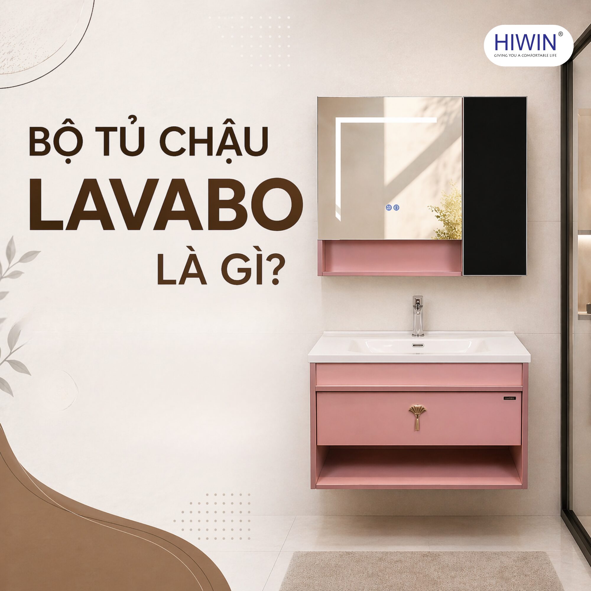Tìm hiểu các loại tủ chậu Lavabo phổ biến hiện nay