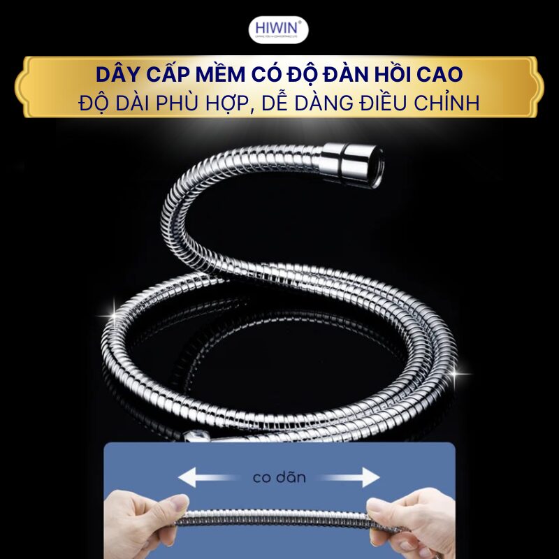 Dây cấp mềm có độ đàn hồi cao , độ kín khít tối ưu