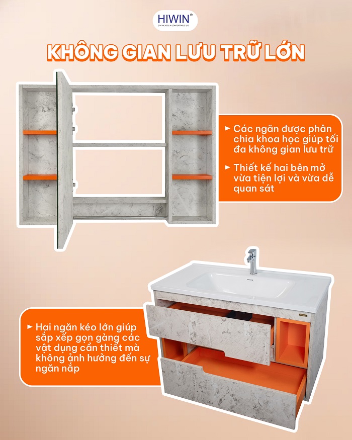 Tủ chính Hiwin YS-2619 tối ưu không gian lưu trữ đồ