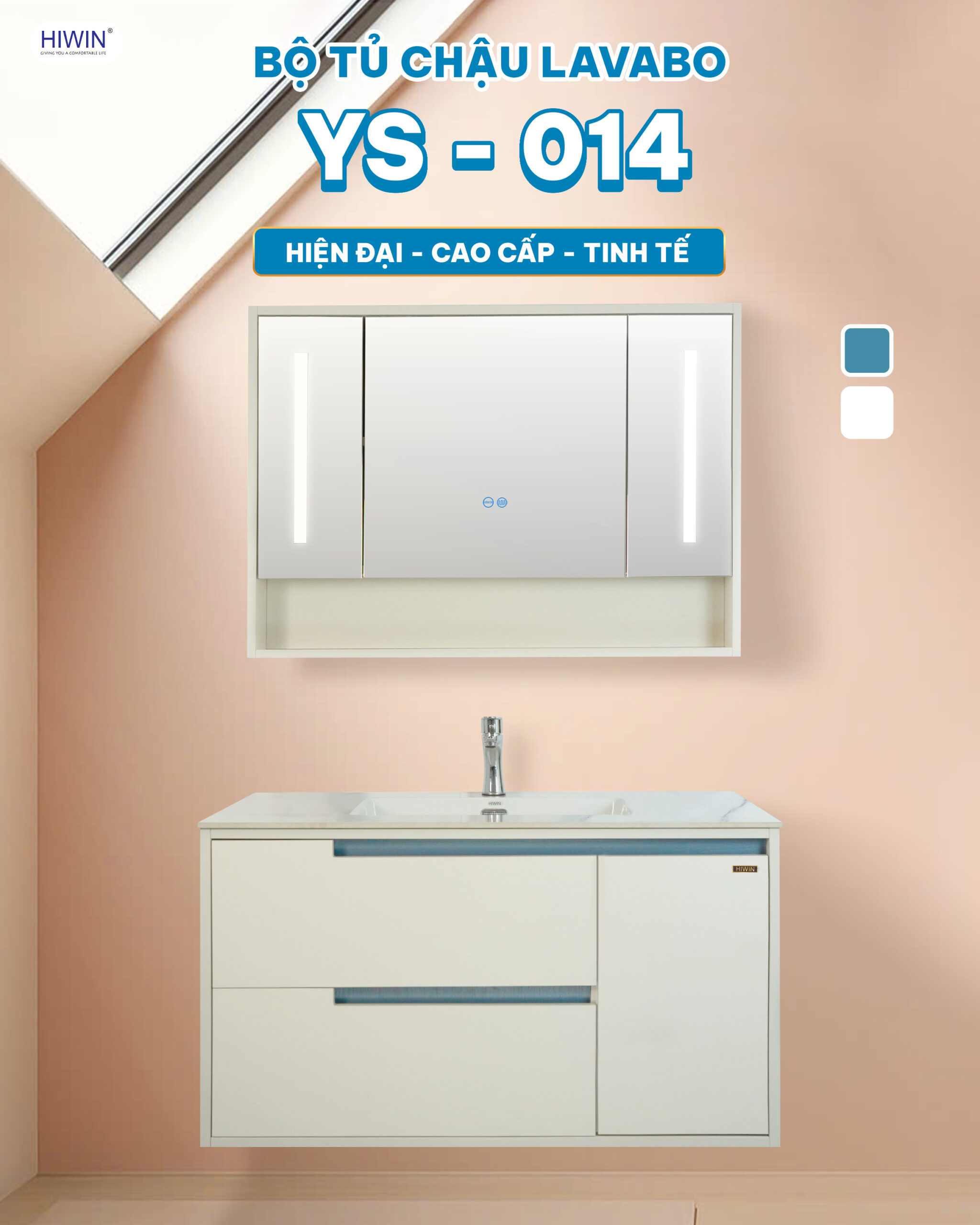 Thiết kế Hiwin YS-014 đẹp mắt phù hợp nhiều không gian sinh hoạt