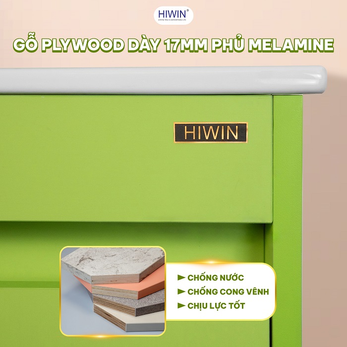 Chất liệu gỗ Plywood cao cấp đảm bảo chống mối mọt