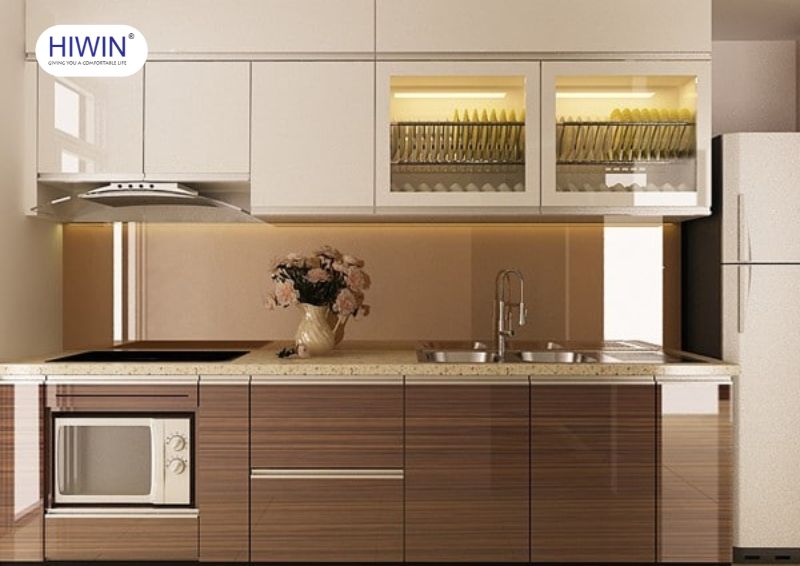 Tủ gỗ MDF nhà bếp nhận được nhiều sự quan tâm của khách hàng