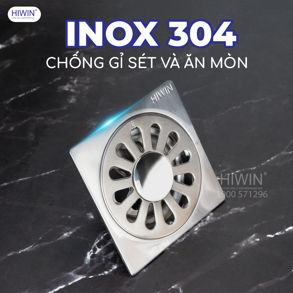 Phễu thu sàn máy giặt Hiwin thoát nhanh phi 90 FD-2250W