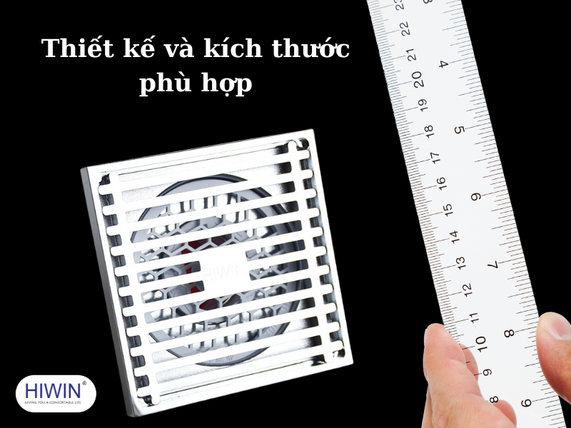 Thiết kế và kích thước phù hợp