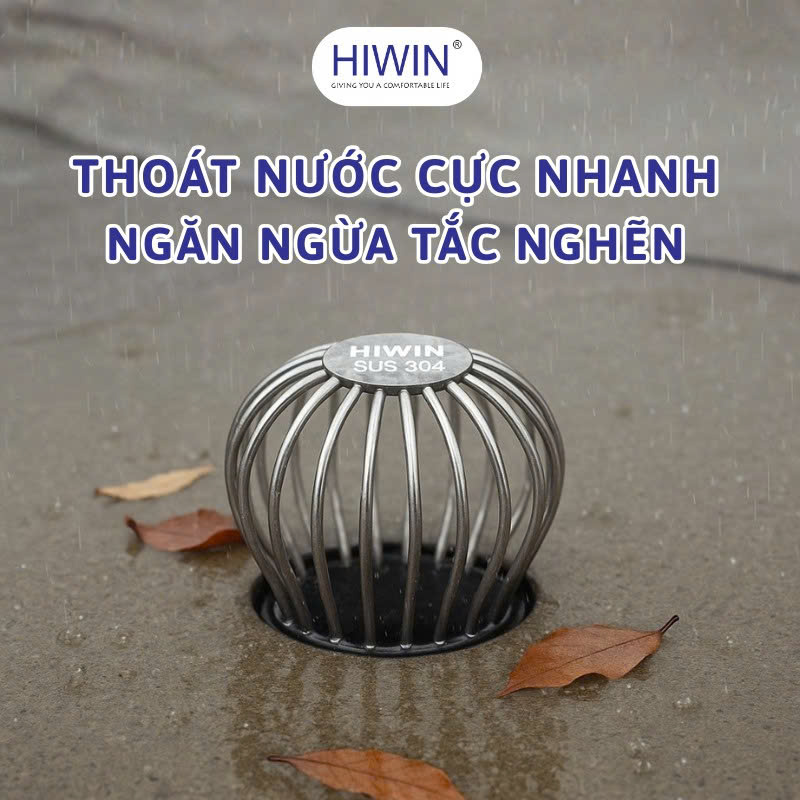 Thoát nước cực nhanh, ngăn ngừa tắc nghẽn