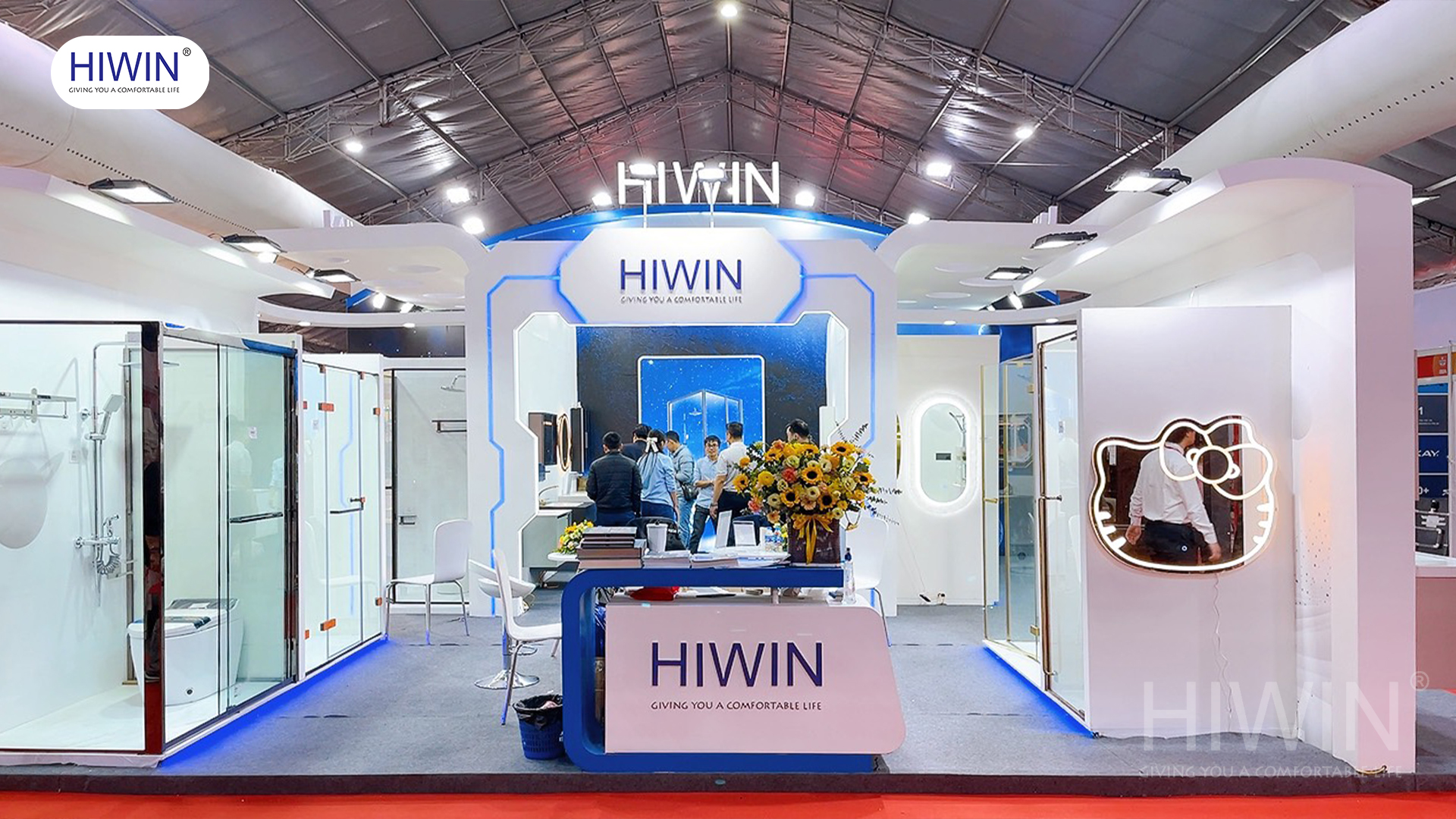 Hiwin là gương mặt quen thuộc trong hỗi chợ triển lãm Vietbuild