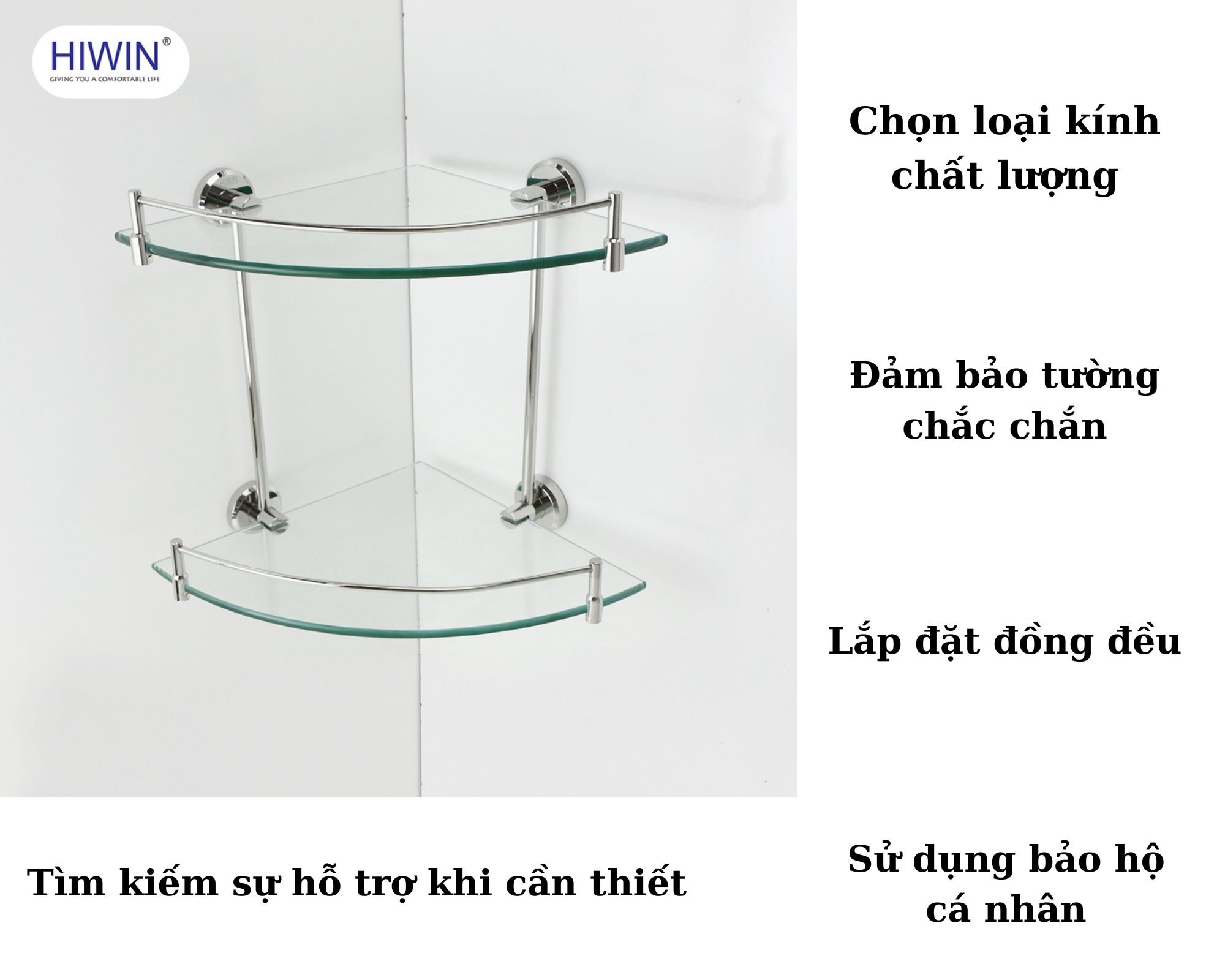 Cách lắp kệ kính đơn giản tại nhà cần lưu ý