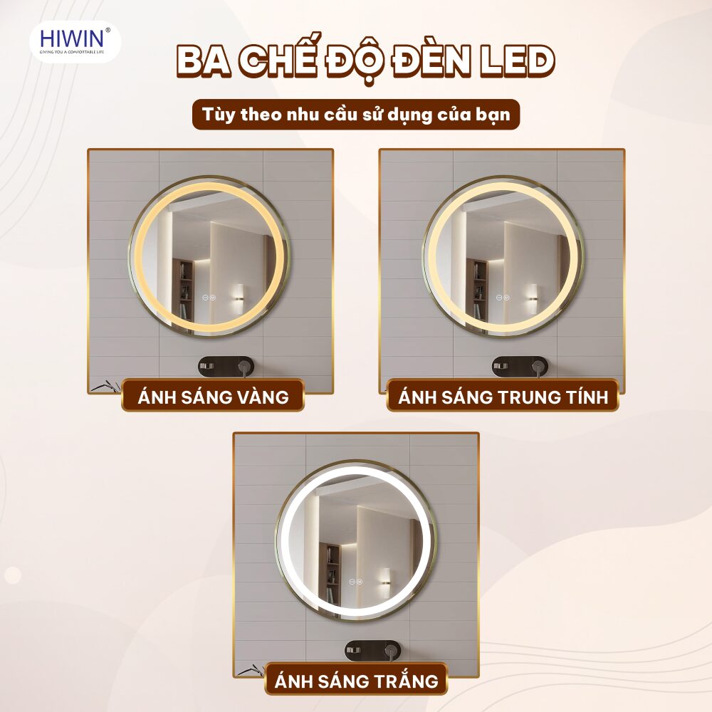 Gương thông minh tích hợp đèn led