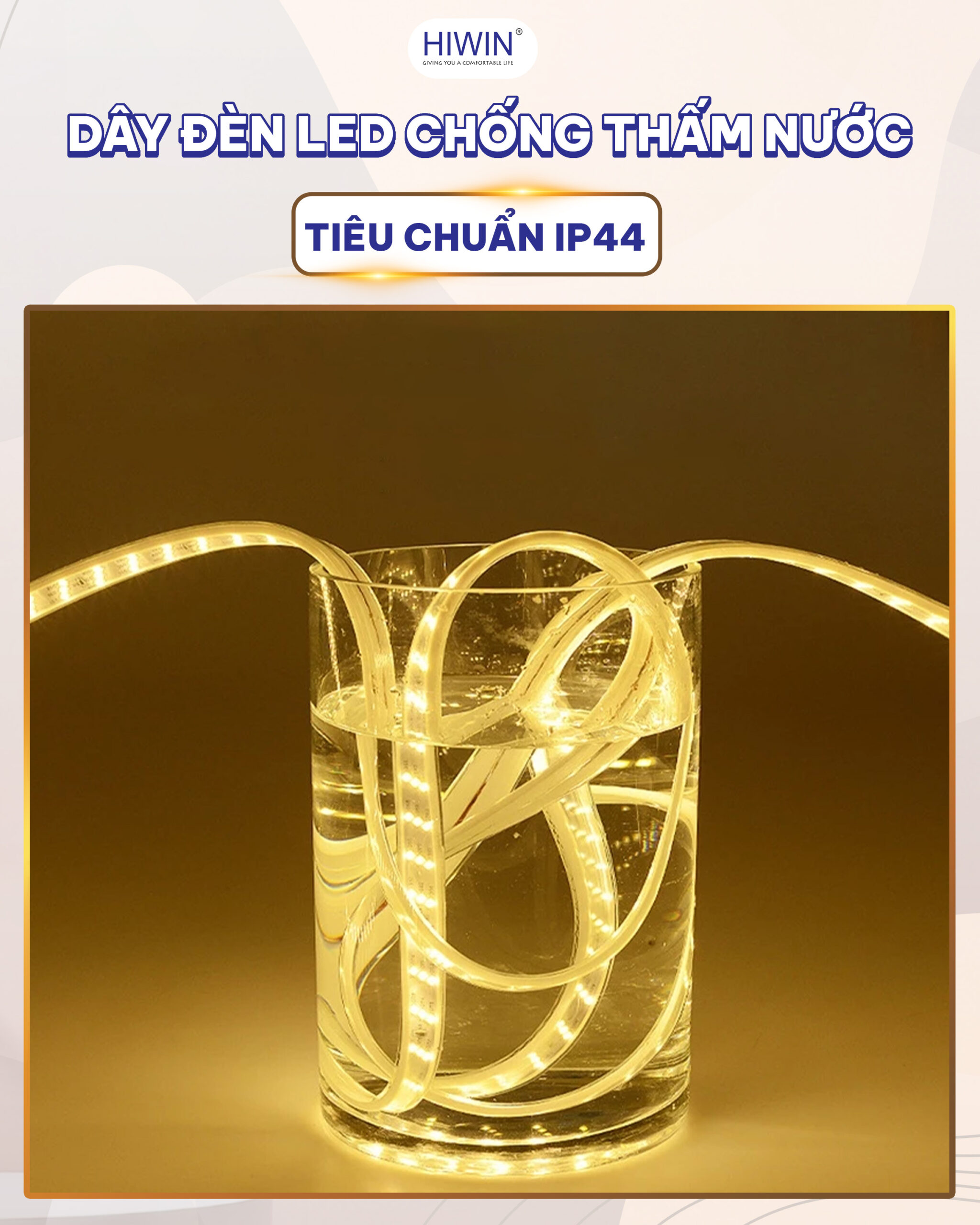 Gương thông minh tròn hiwin M-C6060LDBS-H Sao Trăng Bluetooth