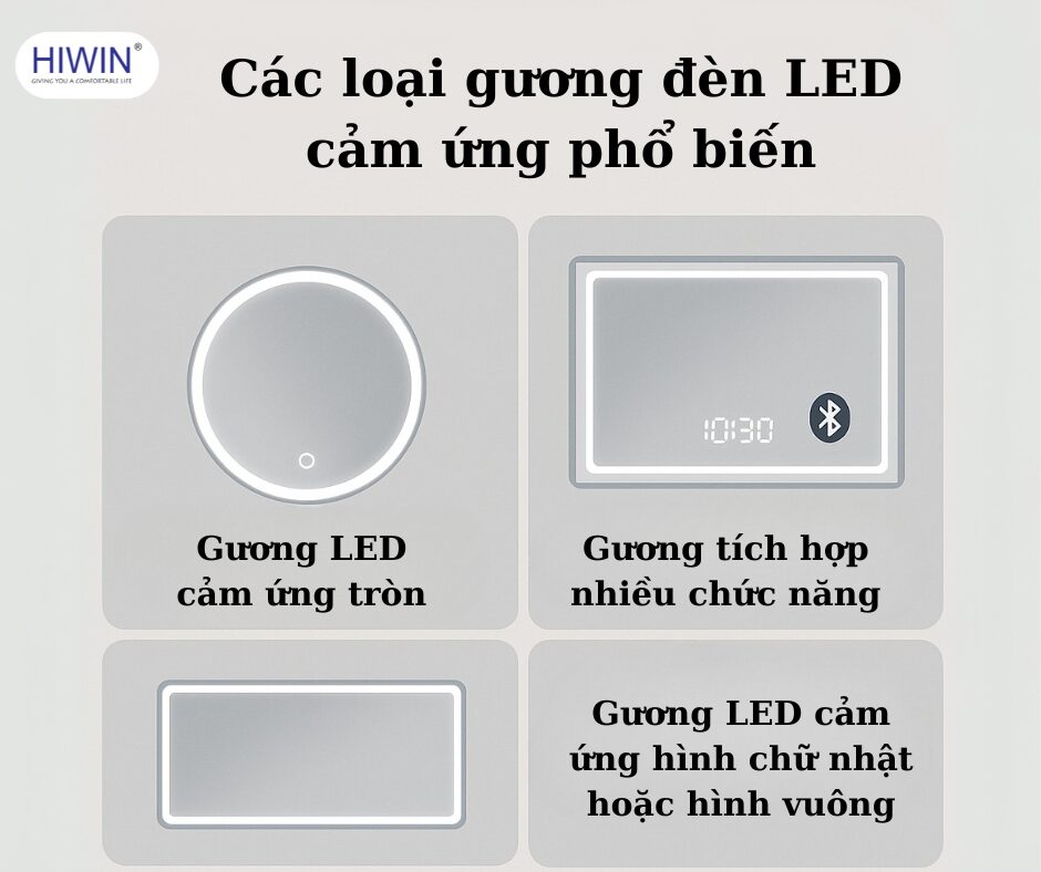 Những điều cần biết về gương đèn LED cảm ứng