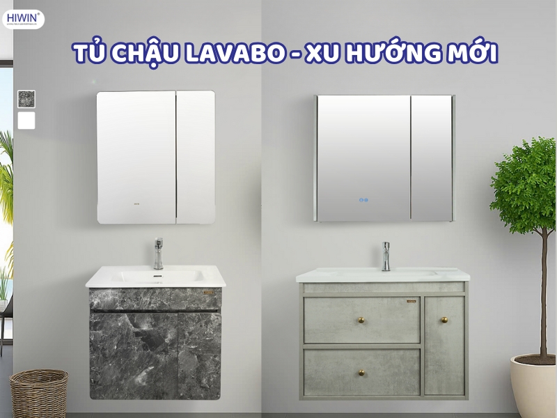 Tủ chậu lavabo đang trở thành xu hướng mới cho phòng tắm ngày nay