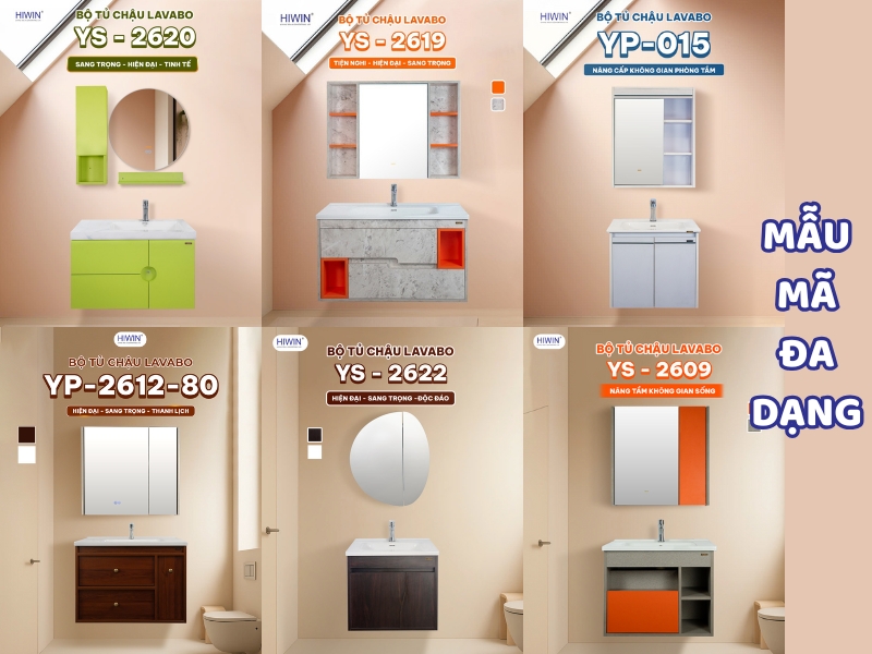 Địa chỉ bán tủ lavabo uy tín thường có rất nhiều mẫu mã cho bạn lựa chọn