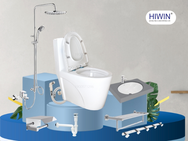 Thiết bị vệ sinh bao gồm các sản phẩm, vật dụng có trong phòng tắm, nhà vệ sinh