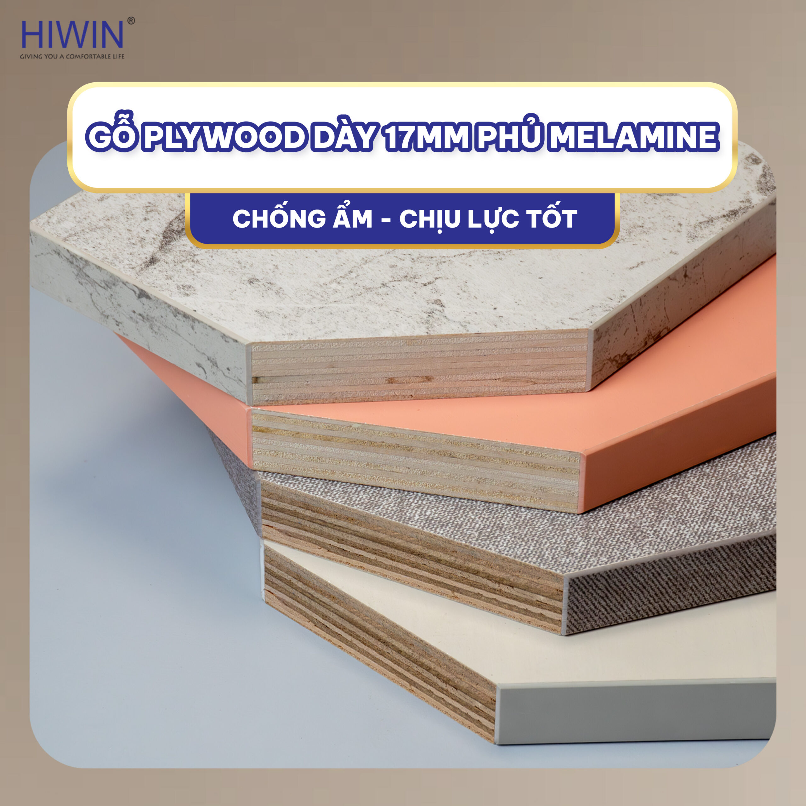Hiwin BC-002 được sản xuất từ chất liệu gỗ plywood dày 17mm