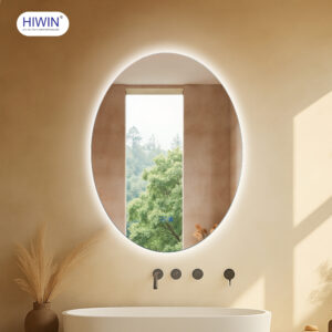 Gương thông minh Hiwin M-O6080LD-H hình elip đứng sang trọng