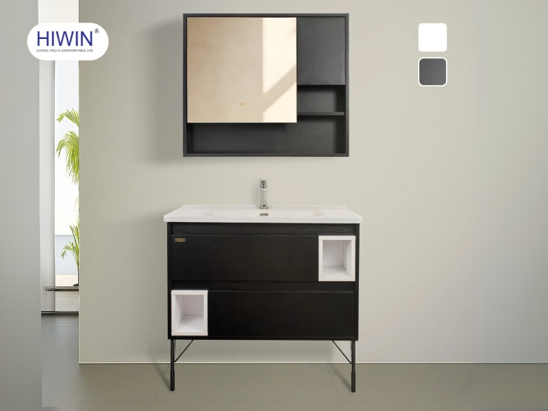 Ưu tiên mẫu tủ tích hợp gương và kệ để tối ưu công năng