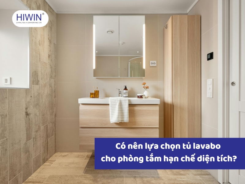 Sử dụng tủ lavabo tiết kiệm diện tích mang lại nhiều lợi ích thiết thực