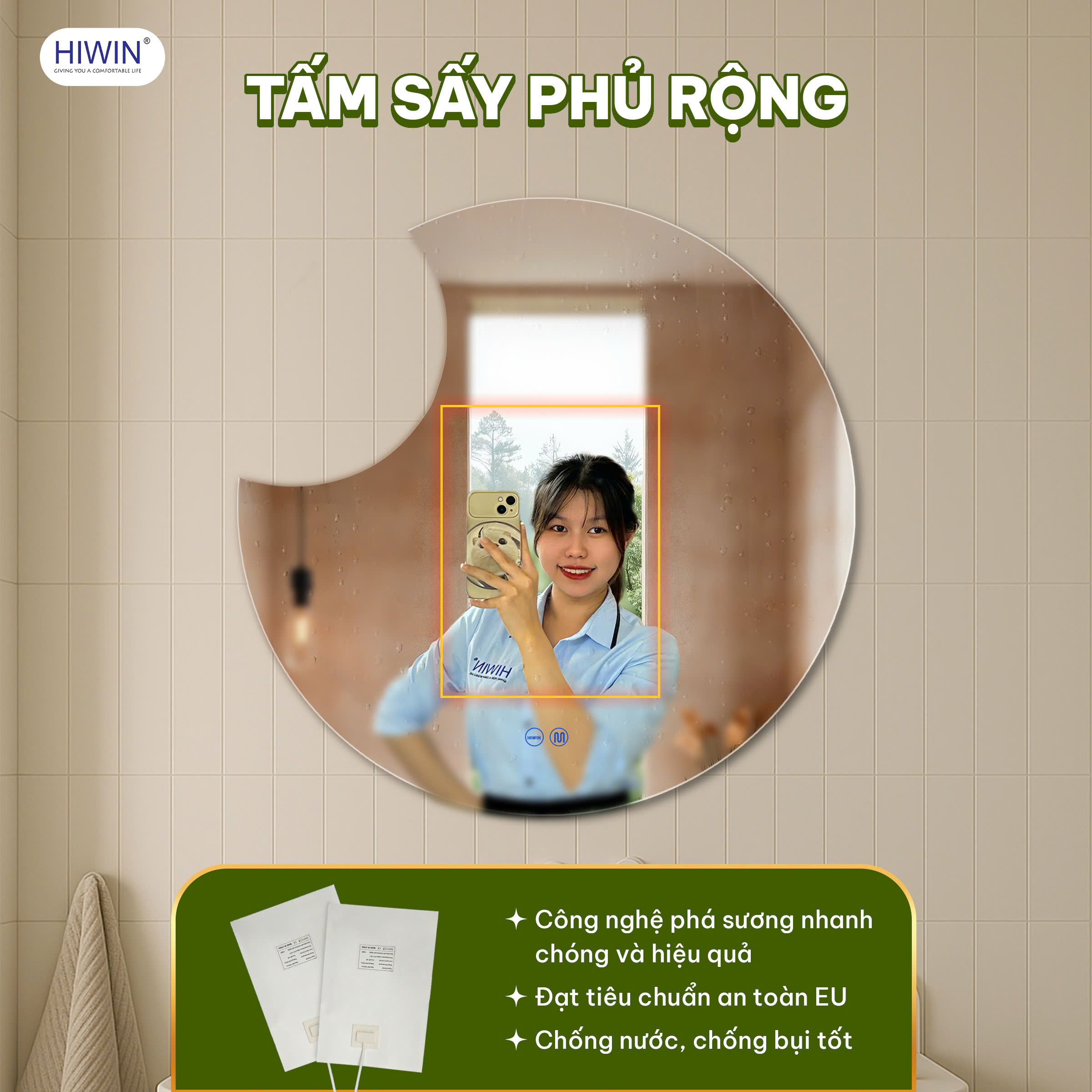 Gương đèn LED chống mờ là lựa chọn lý tưởng