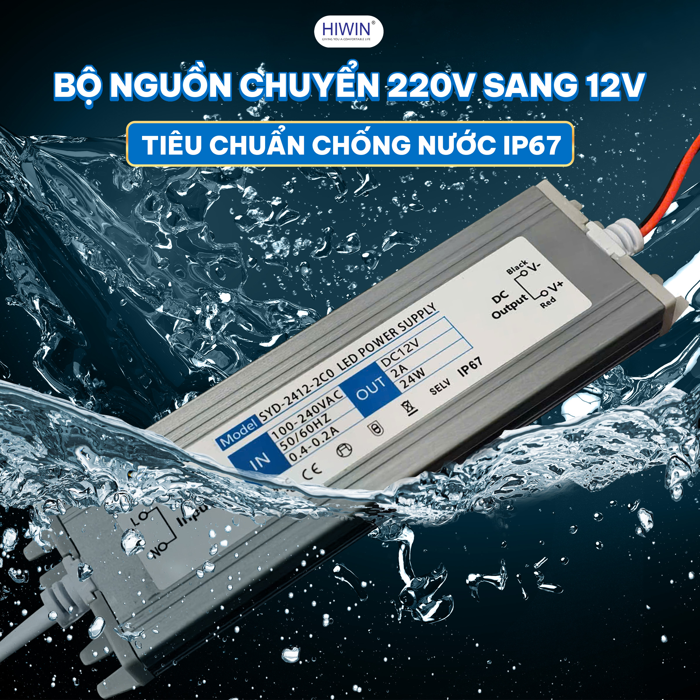 Gương thông minh Hiwin M-C110LD nguồn điện đạt chuẩn IP67