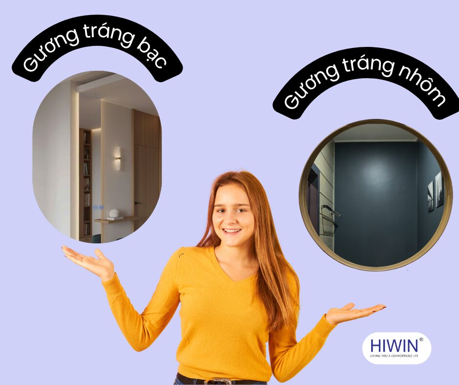 Gương tráng bạc và gương tráng nhôm nên chọn loại nào?