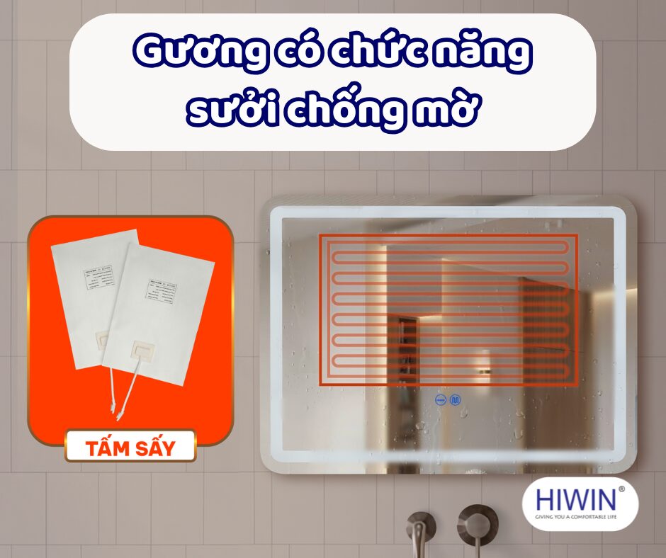 Gương bị mờ bất thường dù có sưởi – Nguyên nhân kỹ thuật và cách xử lý