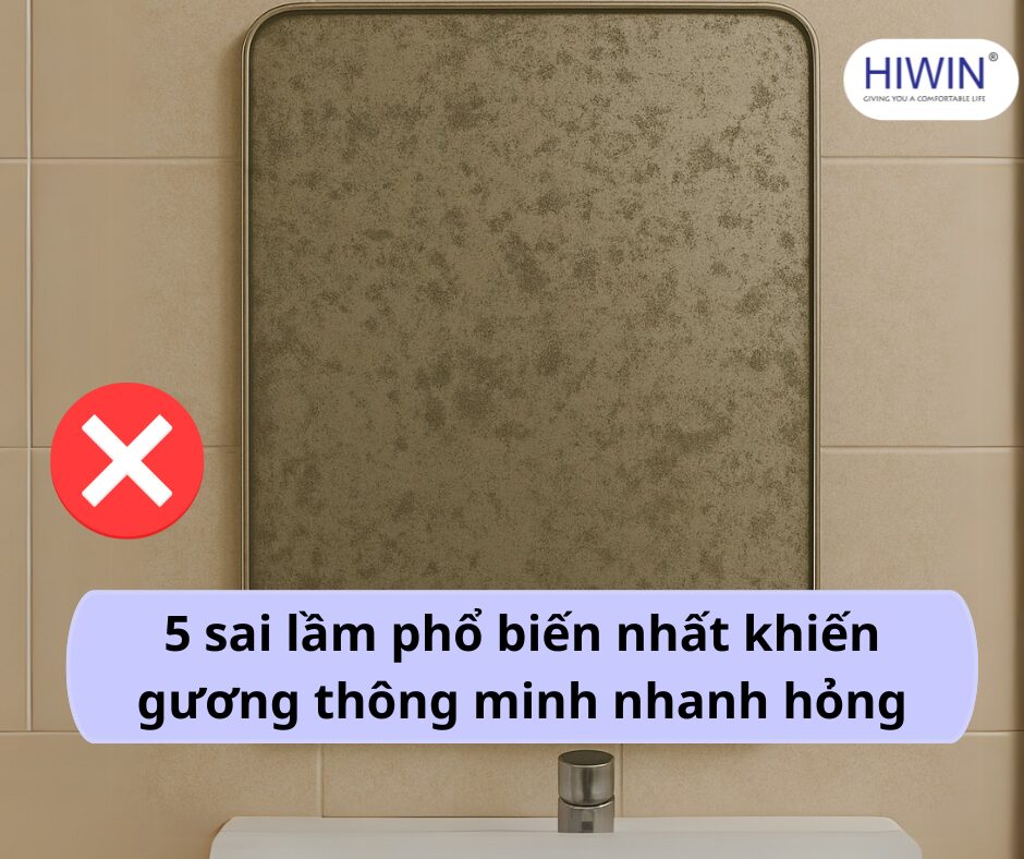 5 Sai lầm khi sử dụng gương thông minh khiến thiết bị nhanh hỏng