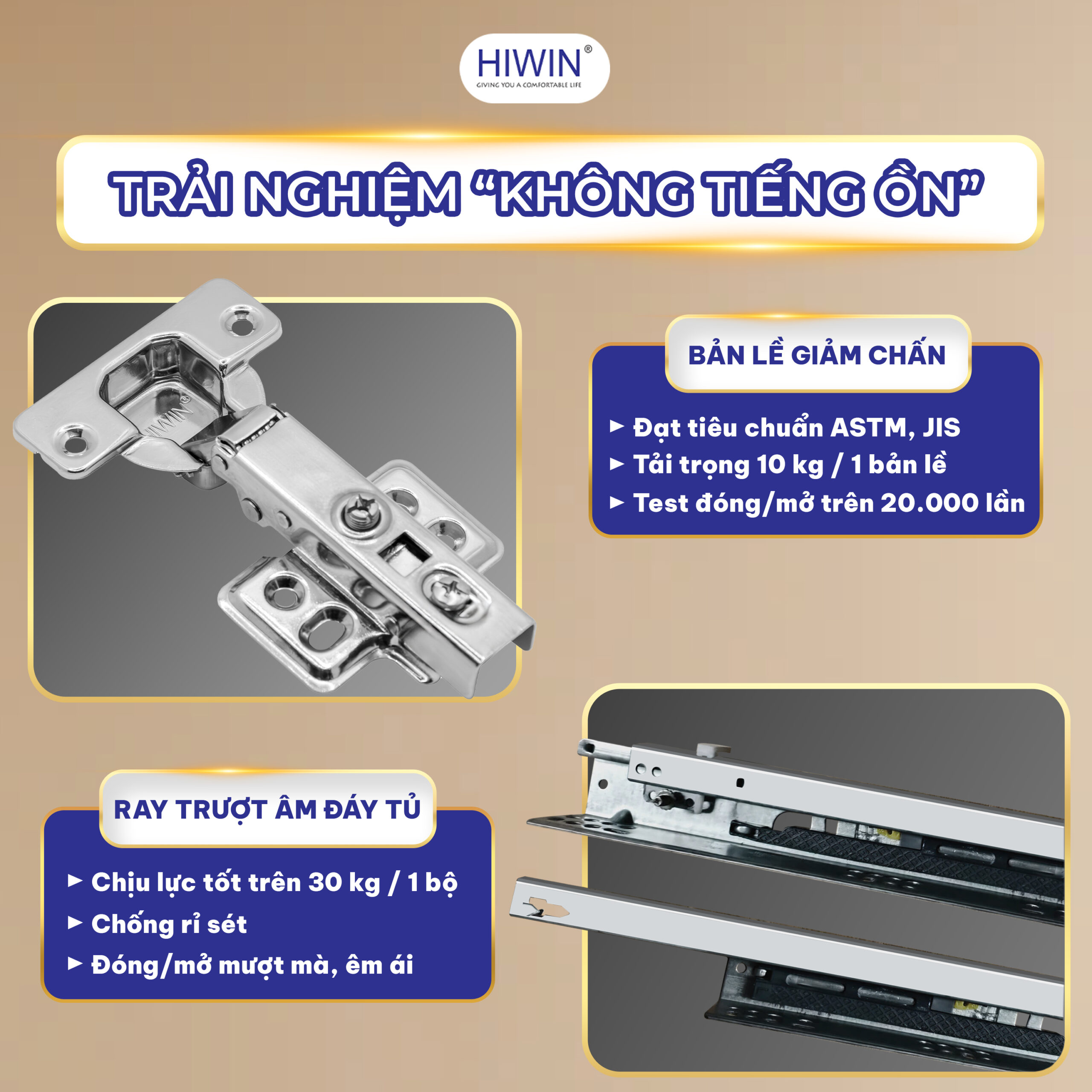 Bộ phụ kiện Hiwin cao cấp giúp nâng cao trải nghiệm người dùng