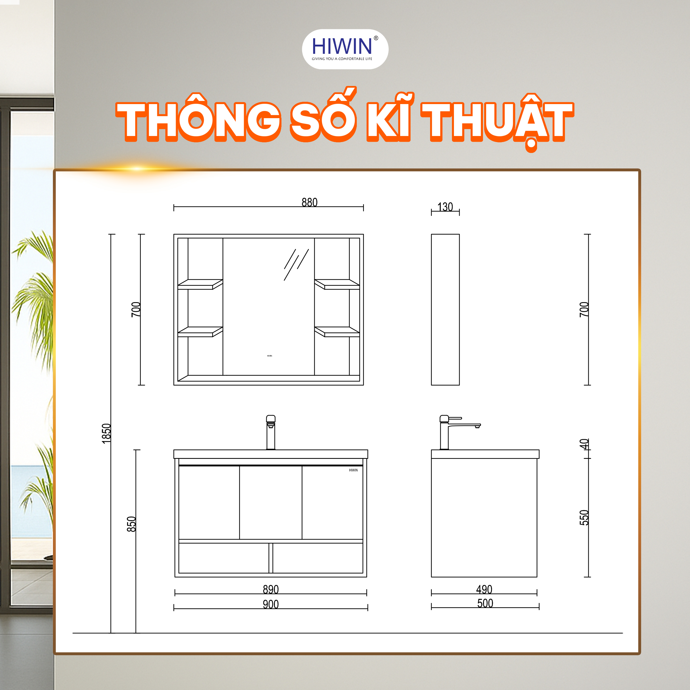 Thông số kỹ thuật của Hiwin YS-2644