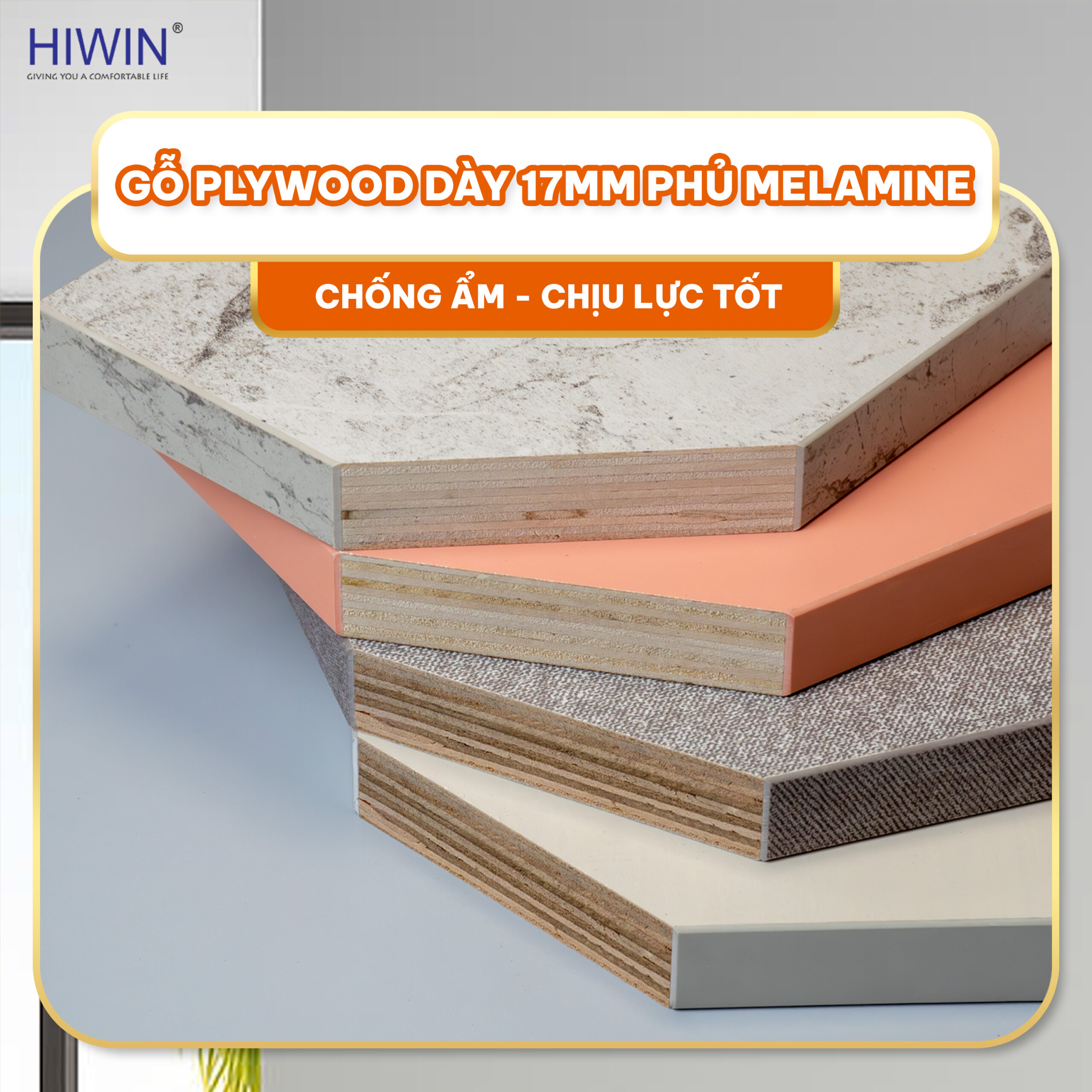 Chất liệu Plywood cao cấp giúp Hiwin YS-2631 bền bỉ hơn bao giờ hết