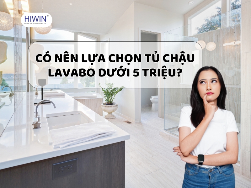 Bộ tủ chậu lavabo dưới 5 triệu là phân khúc nhiều khách hàng hướng tới