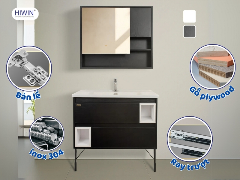 Xem xét kỹ lưỡng cấu tạo tủ chậu lavabo để đảm bảo chất lượng