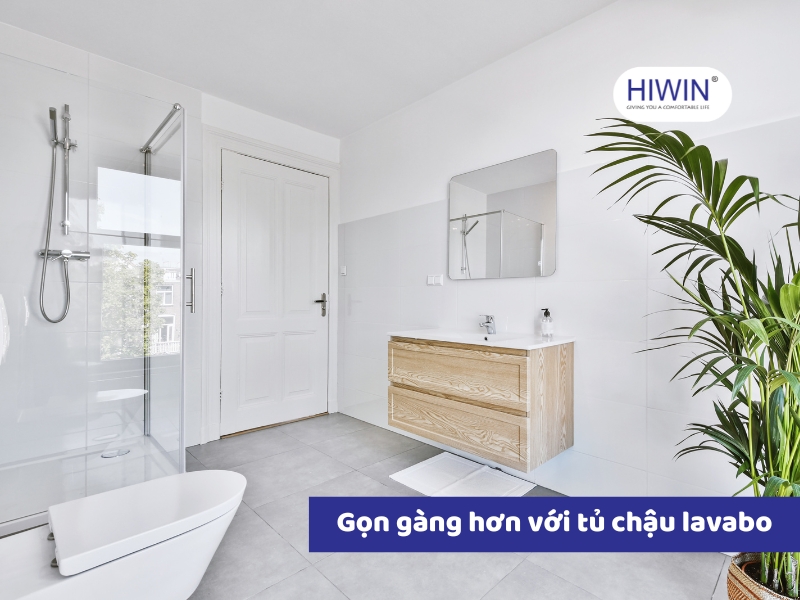 Tủ lavabo giúp không gian trở nên gọn gàng hơn