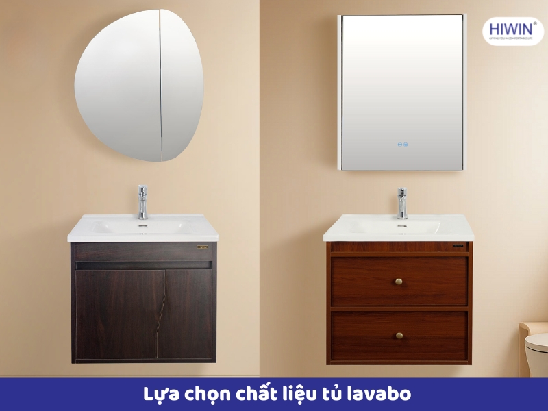 Lựa chọn chất liệu cho tủ lavabo là việc rất quan trọng