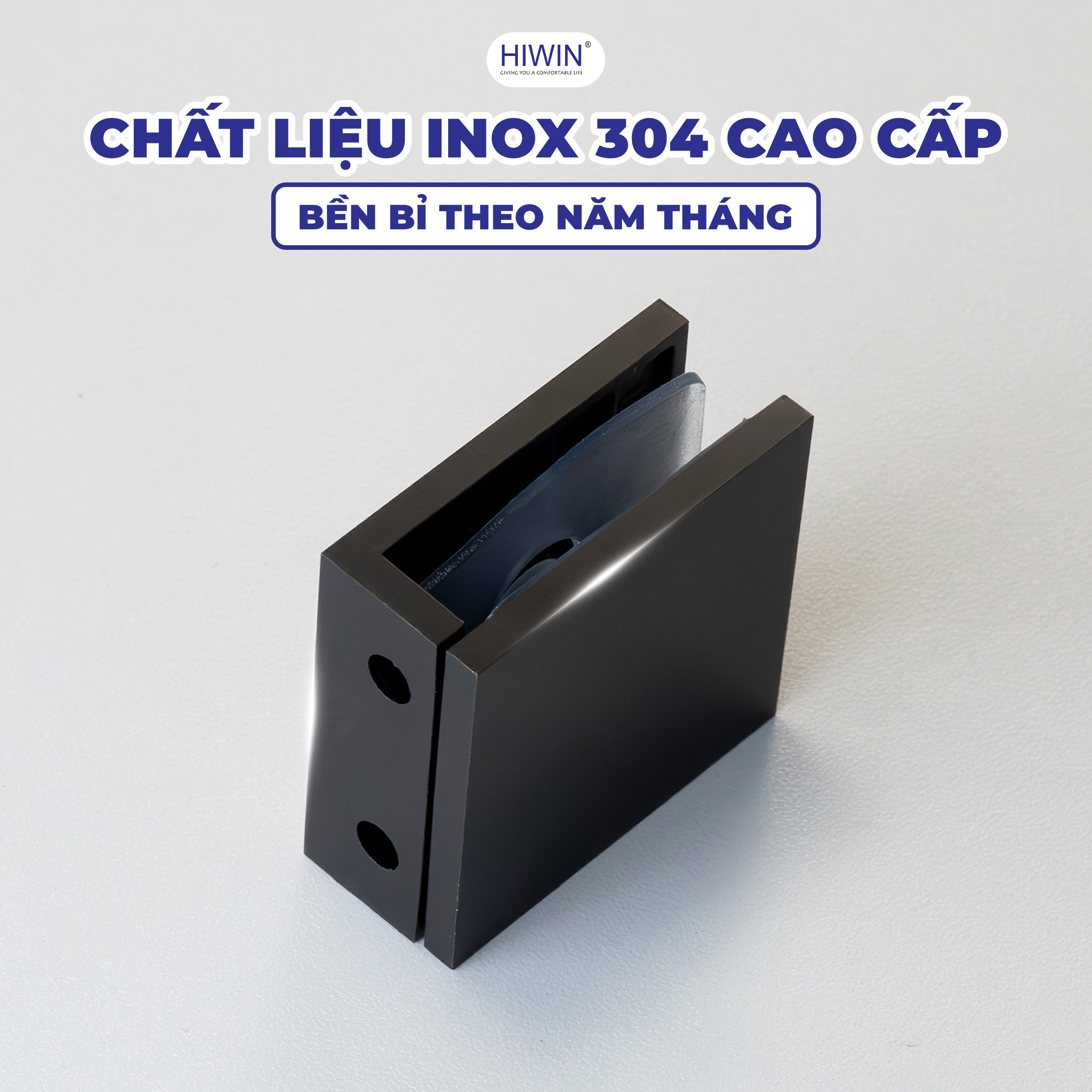Chất liệu inox 304 chuẩn – Bền bỉ, không gỉ sét, chịu lực tốt