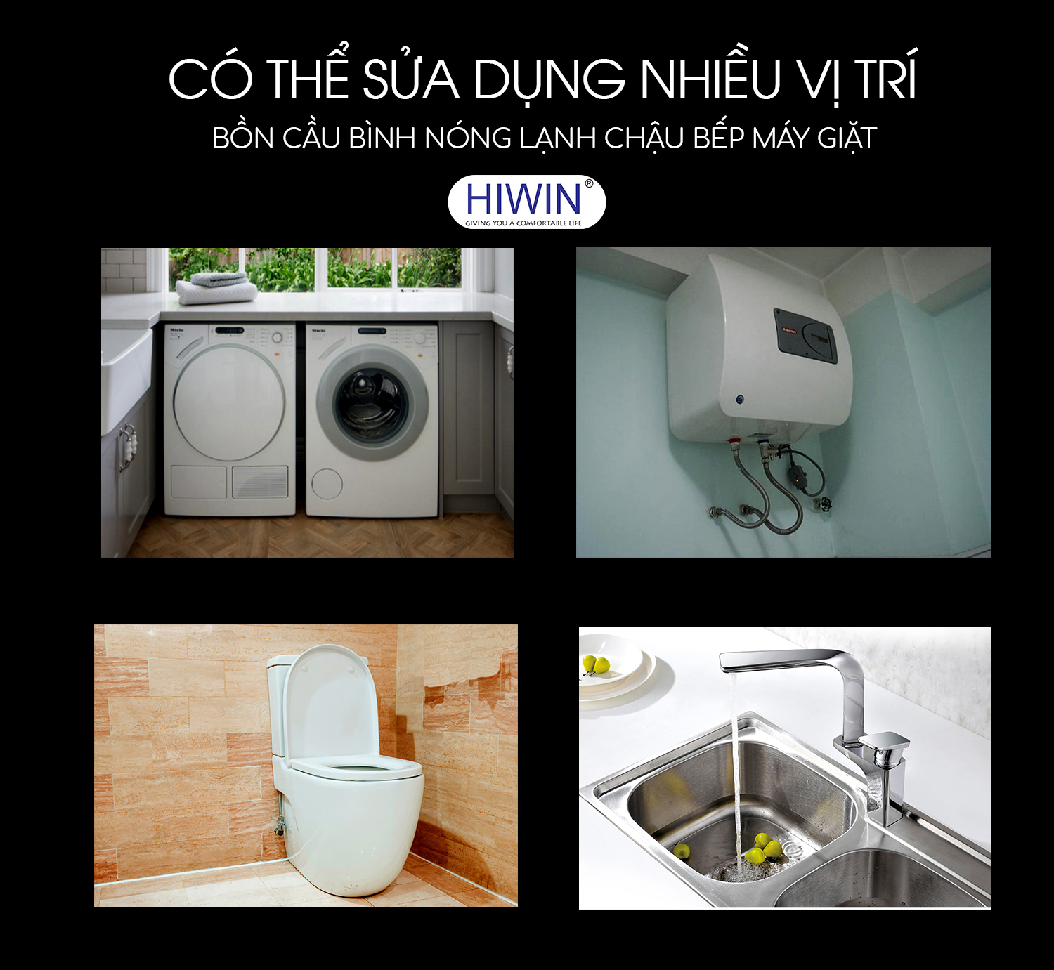 Van góc hiwin JF-3009 dễ dàng sử dụng ở nhiều vị trí