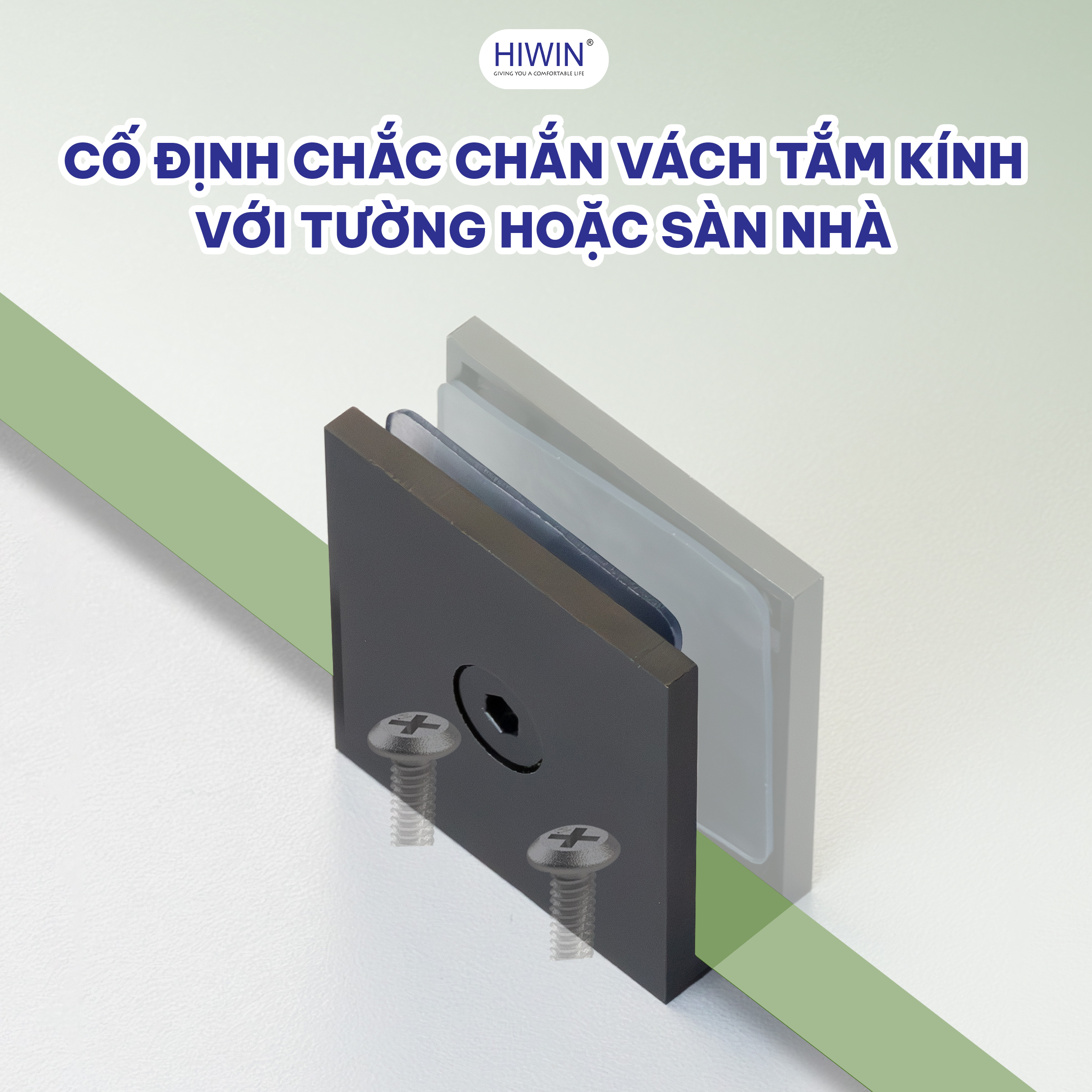 FC-2030 cố định chắc chắn vách tắm kính