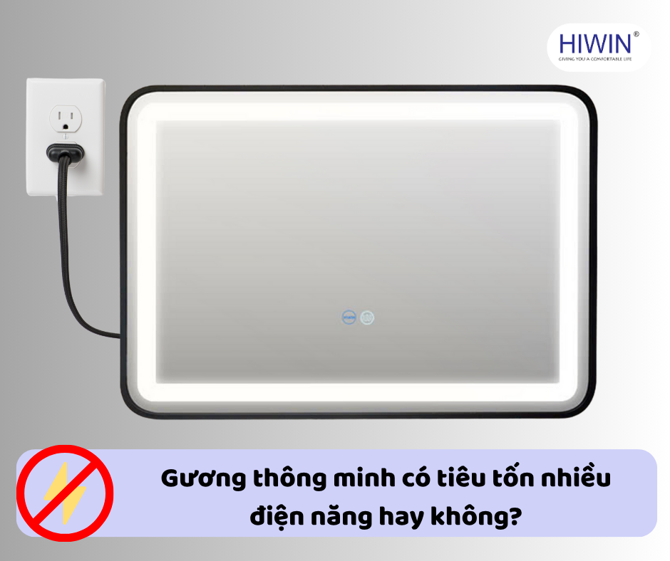 Gương thông minh không tiêu tốn nhiều điện năng như mọi người vẫn nghĩ