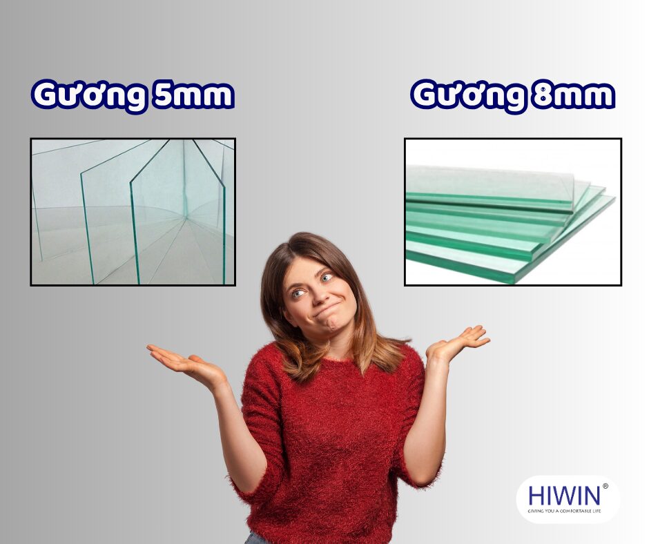 Gương 5mm và gương 8mm nên chọn loại nào?