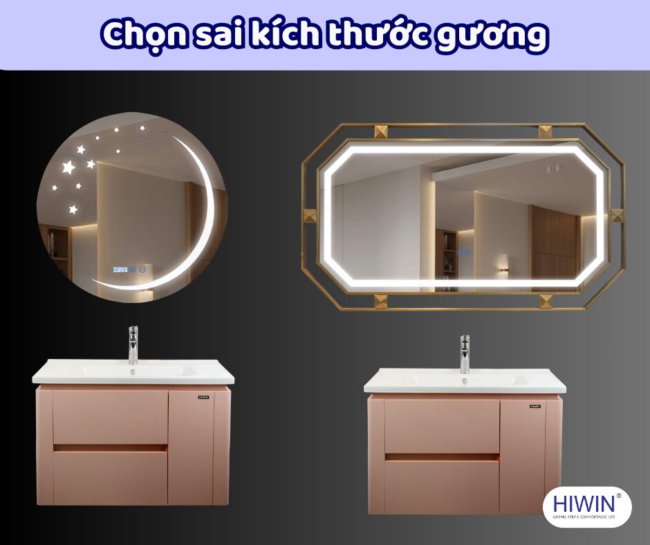 Cảnh báo 5 lỗi lắp khiến gương lavabo nhà tắm nhanh xuống cấp