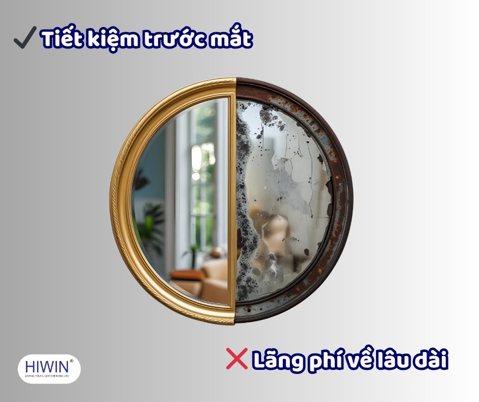 Gương giá rẻ thường tiềm ẩn nhiều rủi ro