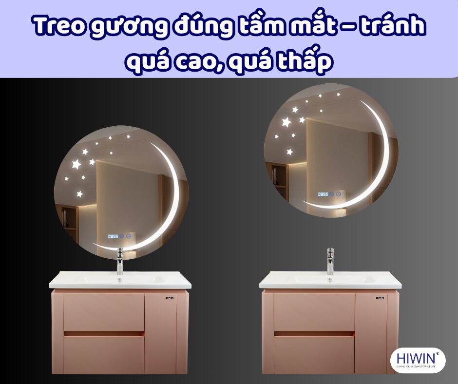 Cảnh báo 5 lỗi lắp khiến gương lavabo nhà tắm nhanh xuống cấp