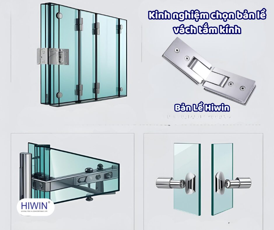 Kinh nghiệm chọn bản lề vách tắm kính