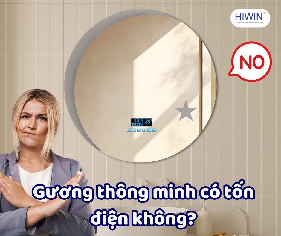 Gương thông minh không tốn nhiều điện năng như mọi người vẫn nghĩ