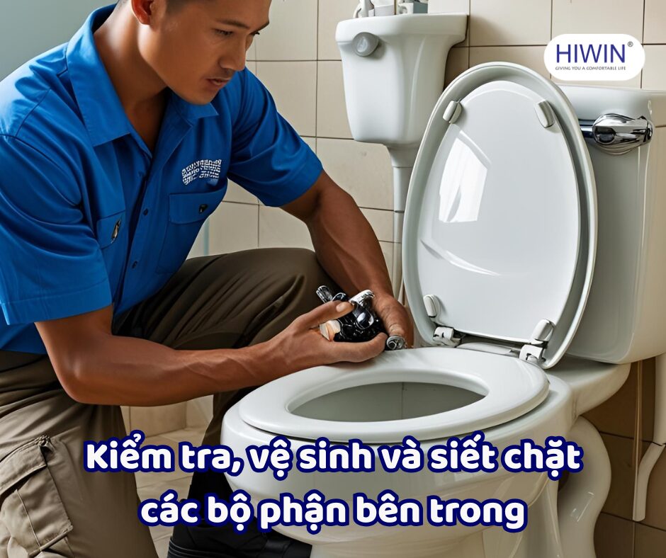 Vòi xịt nhà vệ sinh phát ra tiếng ồn lớn khi sử dụng